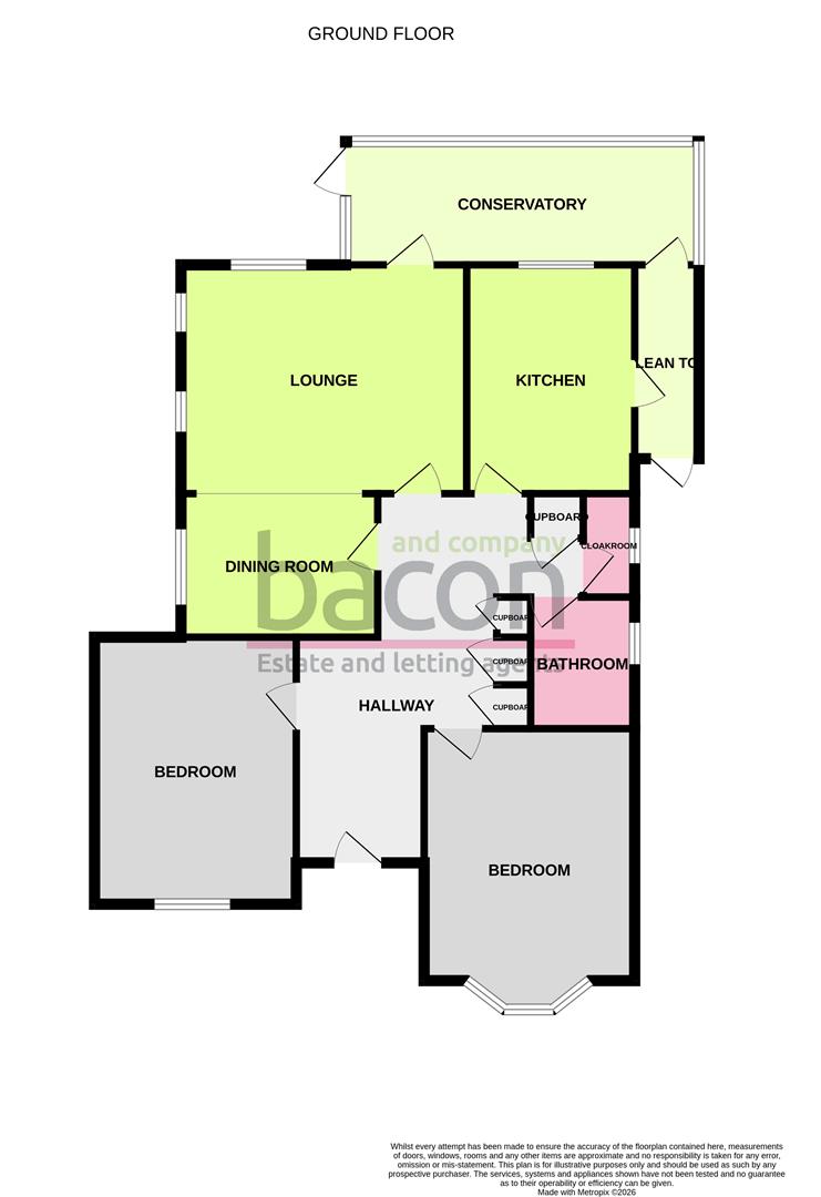 Floor Plan | Bungalow - Detached | Chute Avenue, High Salvington, BN13 | For Sale